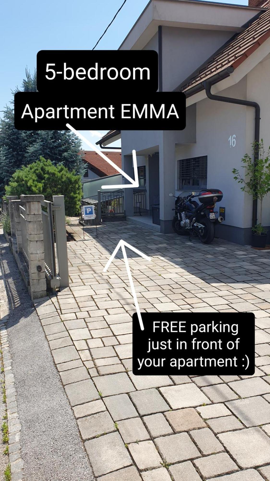 Apartment Emma Ljubljana - Free Parking, Ac, Wifi Exterior photo